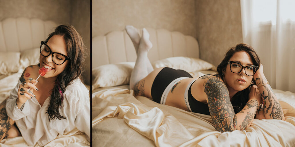 this woman's reason for doing a boudoir photoshoot was to celebrate her sobriety and newfound sense of self